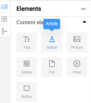 Article element
